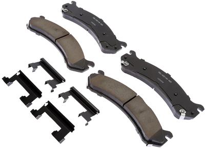 ACDelco Brake Pads, Professional Ceramic, Front, Cadillac, Chevrolet, GMC, Hummer, Set - 17D784CHF1