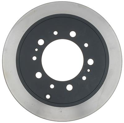 ACDelco Brake Rotor, Advantage Coated, Vented, Solid Surface, Cast Iron, Cool Shield, Each - 18A2572AC