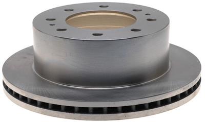 ACDelco Disc Brake Rotor, Rear, Vented, Solid Surface, Cast Iron, Natural, Chevrolet, GMC, Each - 18A2805A