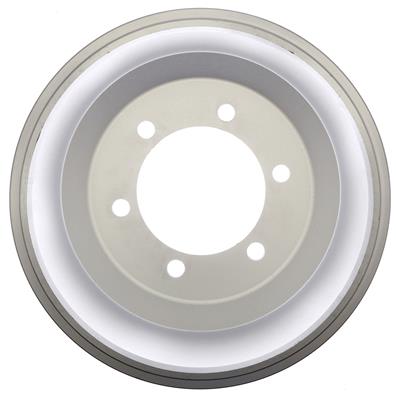 ACDelco Brake Drum, Advantage, 6 Lug, 222.30mm Bolt Circle, Cast Iron, Natural, Isuzu, Front, Each - 18B7838