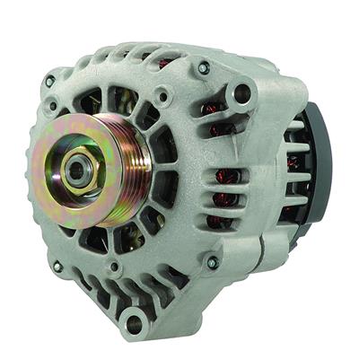 ACDelco Alternator, Delco Remy, 12/14/16 V, 105 amps, Internal Regulator, Serpentine Pulley - 3351086