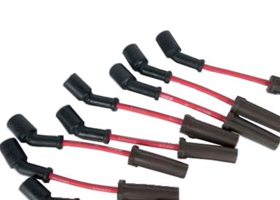 ACDelco Spark Plug Wire Sets, Assembled, Spiral Core, Red Wires, 7.00mm Diameter, Cadillac - 748TT