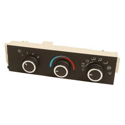 ACDelco Climate Control Panels, HVAC, Plastic, Black, Backlit, Chevrolet, GMC, Each - 84793087