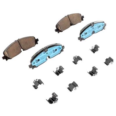 ACDelco Brake Pads, ACDelco GM Genuine Parts Disc Brake Pads, Ceramic, Integrally Molded, Front - 85619135