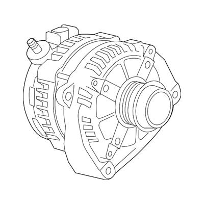 ACDelco Alternators and Generators, Replacement, 12 V, 120 amps, Internal Regulator, Serpentine - 85671416