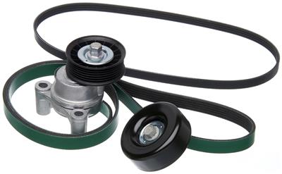 ACDelco Serpentine Belt Drive Component Kit, Belt, Tensioner, Idler, Cadillac, Chevrolet, GMC. Kit - ACK060935HD