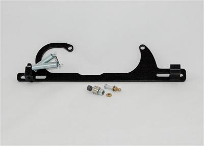 AED Performance Throttle Cable Bracket, Billet Aluminum, Black Anodized, Edelbrock, Carter - 6702BK