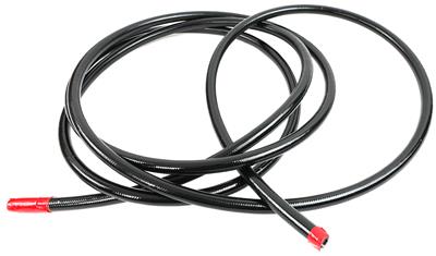 Aeromotive Hose, PTFE, Braided Stainless Steel, Black, -6 AN, 12 ft. Length, Each - 15323