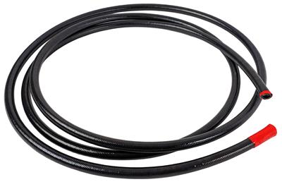 Aeromotive Hose, PTFE, Braided Stainless Steel, Black, -8 AN, 12 ft. Length, Each - 15326