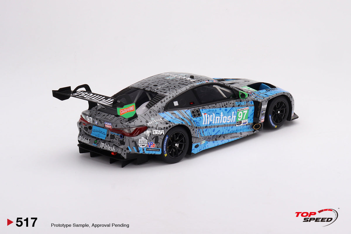 STM Diecast Topspeed 1:18 BMW M4 GT3 #97 Turner Motorsports IMSA 2023 Laguna Seca GTD 2nd...