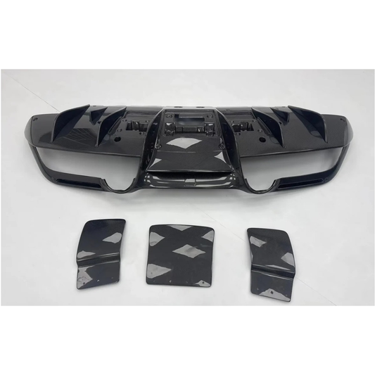 STRATEC SYSTEMS N Style Carbon Fiber Rear Diffuser for Ferrari F8 Tributo - View 2