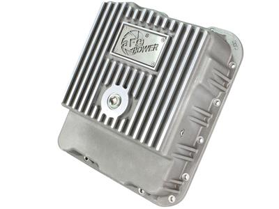 AFE Power Transmission Oil Pan, Aluminum, Natural, Deep, +2 qts. Capacity, Chevy, GMC, Each - 4670240