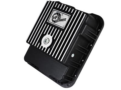 AFE Power Automatic Transmission Pan, Deep, 2 qts. Capacity Increase, Aluminum, Black Powdercoated - 4670242