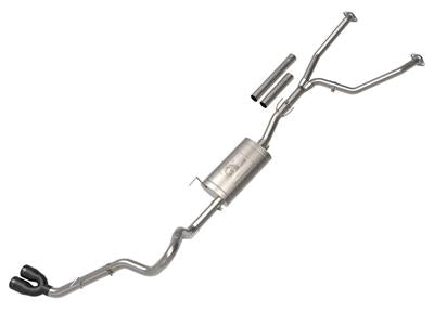 AFE Power Exhaust System, Vulcan Series, 304 Stainless Steel, Cat-Back, Black Tips, Toyota, Kit - 4936061B