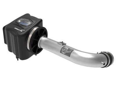 AFE Power Air Intake Kit, Momentum XP Pro 5R, Aluminum Tube, Brushed, Cotton Gauze Filter, Blue - 5030028RH