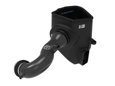 AFE Power Air Intake Kit, Track Series, Carbon Fiber Tube, Pro 5R Cotton Gauze Filter, Blue - 5710015R