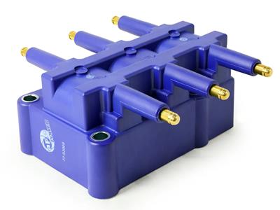 AFE Power Ignition Coil, SCORCHER High-Performance, Coil Pack Style, Male/HEI, Rectangular, Blue - 7792008