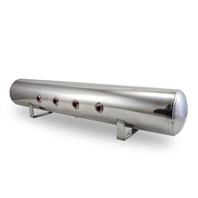 Air Lift Performance Air Tank, 5.0 Gallons Volume, Aluminum, Polished, Each - 12956