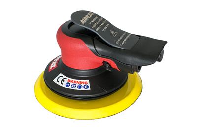Aircat Sander, Orbital Palm Sander, 3/16 in. Orbit, 1.6 cfm at 90 psi, 1/4 in. Inlet, Hook/Loop - 67006336