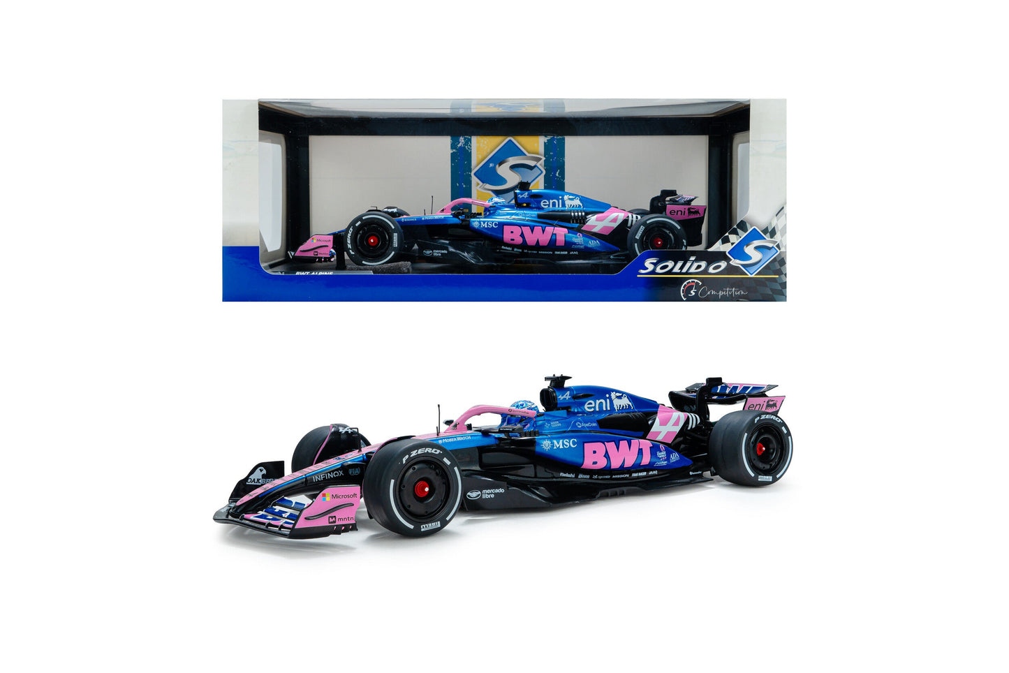 Solido Alpine F1 Team A525 #7 Doohan China GP 2025 Pink 1:18