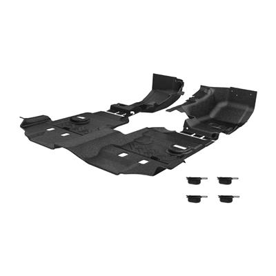 ARMORLITE Floor Mat, Flooring System, Thermoplastic, Mesa Smoke, Front/Second Seat, Jeep, Set of 3 - S0043