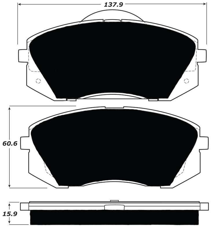 Porterfield Brake Pads for 2016 HYUNDAI TUCSON AWD