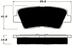 Porterfield Brake Pads for 2010 HYUNDAI AZERA