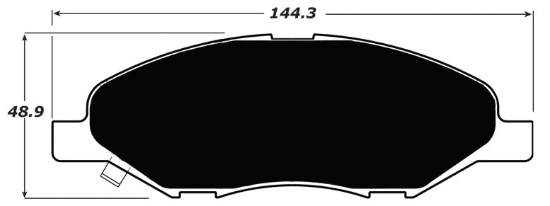 Porterfield Brake Pads for 2009 NISSAN VERSA 1.6L