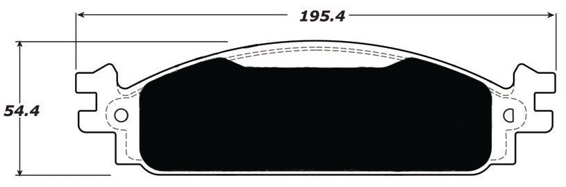 Porterfield Brake Pads for 2009 FORD FLEX
