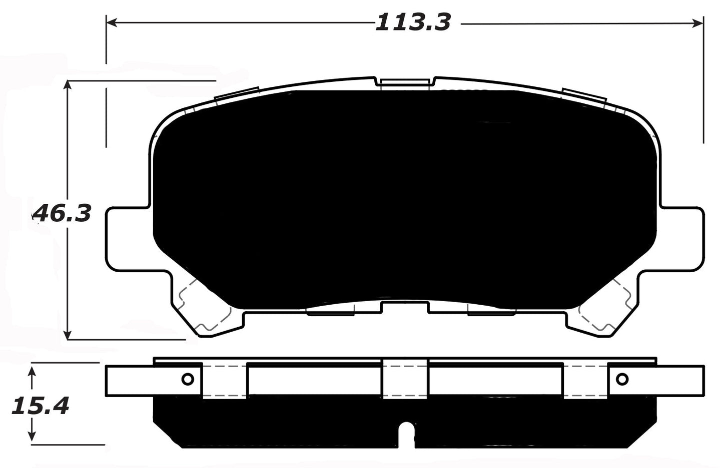 Porterfield Brake Pads for 2015 ACURA MDX