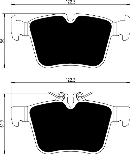 Porterfield Brake Pads for 2016 MERCEDES-BENZ C300 4MATIC SEDAN AMG