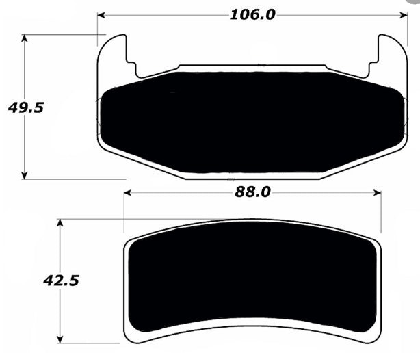Porterfield Brake Pads for 1990 BUICK REGAL