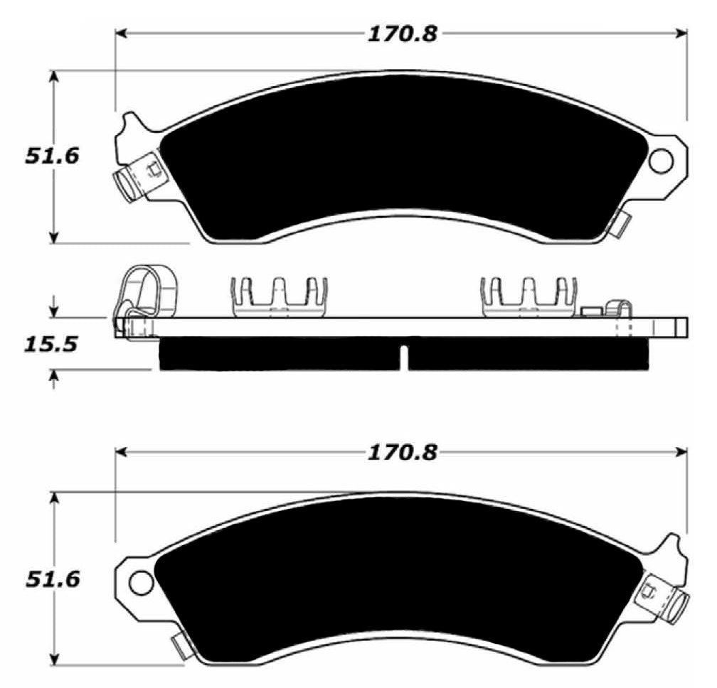 Porterfield Brake Pads for 2002 FORD MUSTANG Bullit