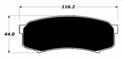 Porterfield Brake Pads for 1996 TOYOTA LANDCRUISER