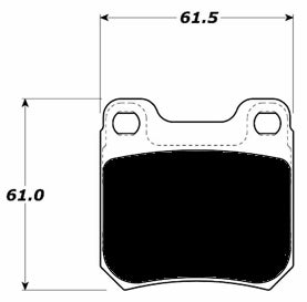 Porterfield Brake Pads for 2002 SAAB 3-Sep