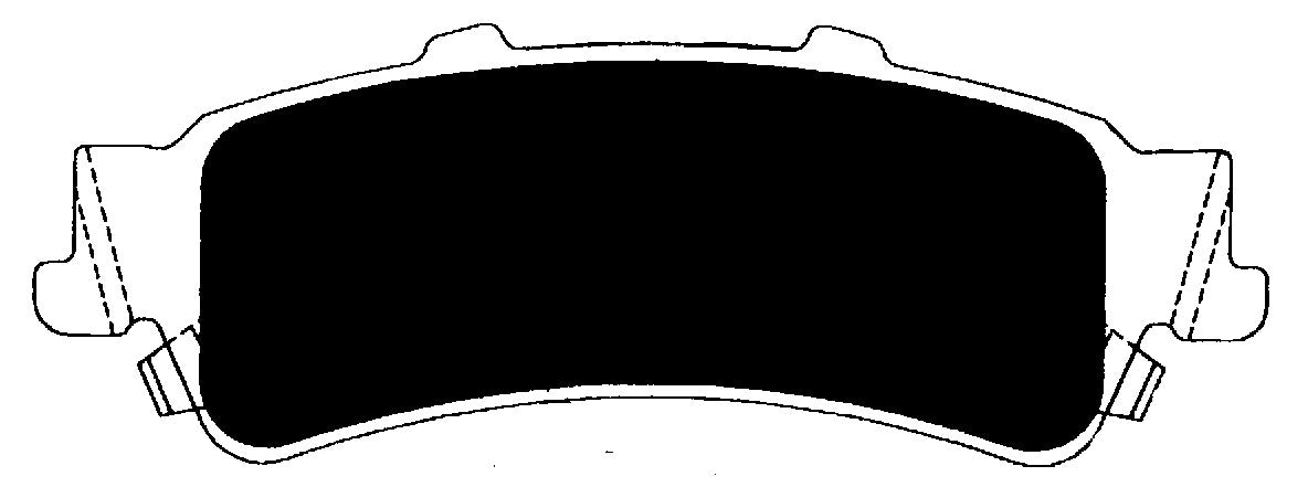 FR SPORT Porterfield Brake Pads for 2000 CHEVROLET SUBURBAN 1500 2WD Rear disc w/o limited slip...