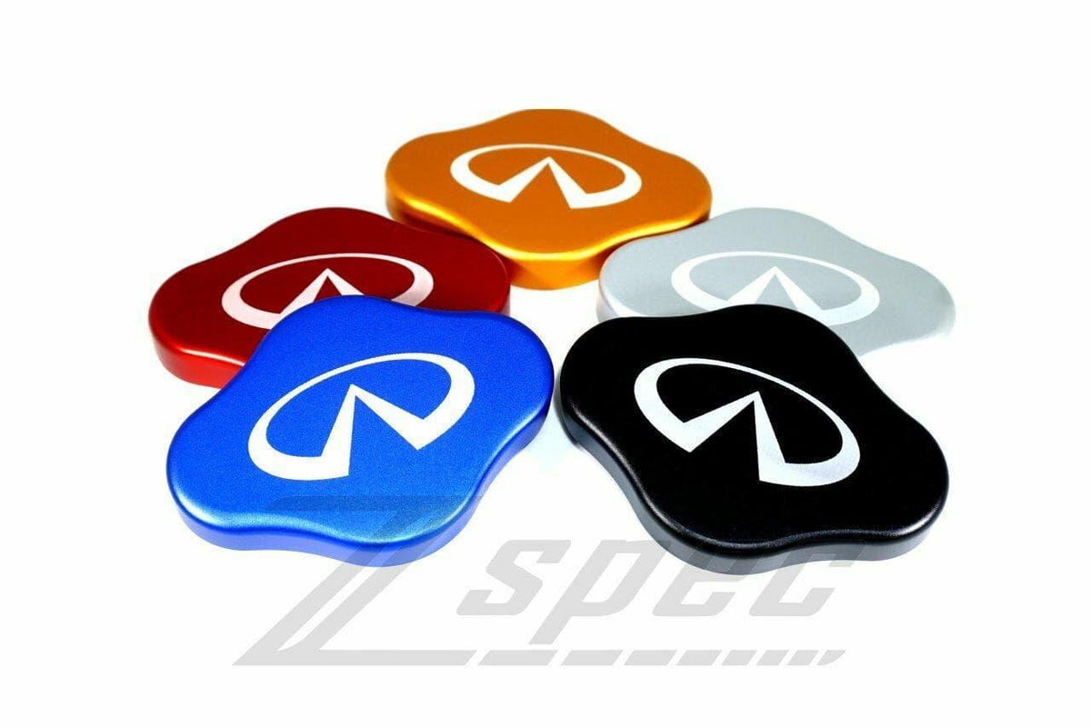 ZSPEC Radiator Cap Cover for Infiniti G35/G37/Q50/60/FX/QX/J30/other, Billet w/ Hex Key
