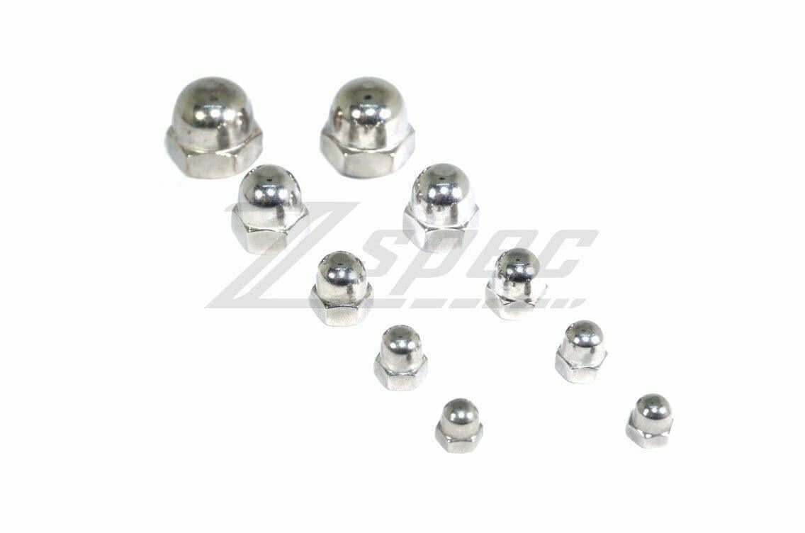 ZSPEC M4-0.7 Acorn Nuts, SUS304 Stainless Steel, 10-Pack