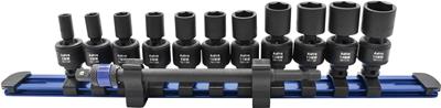 Astro Pneumatic Tool Company Magnetic Impact Swivel Socket Set, 6-Point, 1/4 in. Drive, With 1/4 - 78111