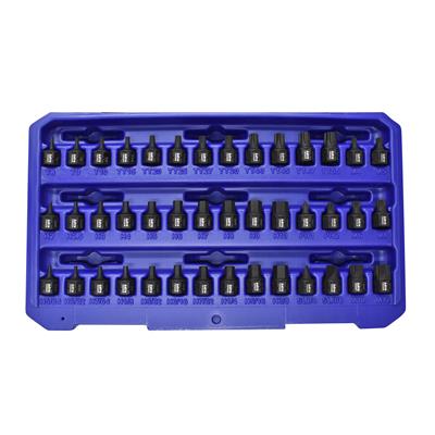 Astro Pneumatic Tool Company Drive Bit Set, Low Profile Nano Impact, 1/4 in. Drive, Hex, Phillips - 78142