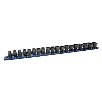 Astro Pneumatic Tool Company Impact Sockets, 3/8 in. Drive, Metric, 12-point, 6-24 mm,. Chromoly - 78319T