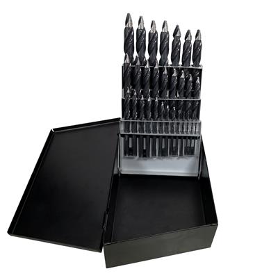 Astro Pneumatic Tool Company Drill Bits, TurboStep HSS, Mechanics Length, 29-Piece, Case, Set - TS29