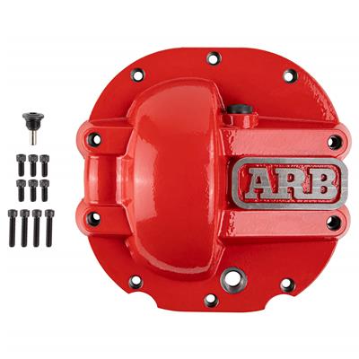 ARB Differential Cover, 10-bolt, Nodular Iron, Red Powdercoated, Ford 8.8 in., Each - 0750006