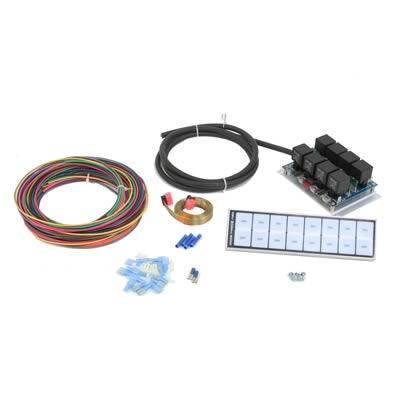 ARC-Auto Rod Controls Switch Panel, Aluminum, Cage Mount, 8.75 in.Wide, 2.375 in.Tall, .75 in. - 8000R