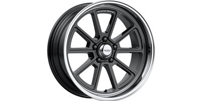 American Racing Wheel, VN510 Draft One-Piece, Aluminum, Black Center, Diamond Cut Lip, 20 in. x 10 - 51021034306
