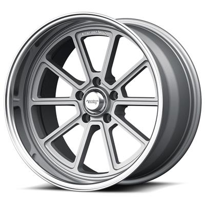 American Racing Wheel, VN510 Draft Vintage Silver Diamond-Cut Lip, 18 in. x 10 in., Aluminum - 51081050400