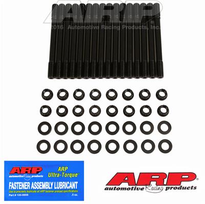 ARP Cylinder Head Fasteners, Pro Series Cylinder Head Stud Kits, 12-point, 8740 Chromoly, Black - 2094702