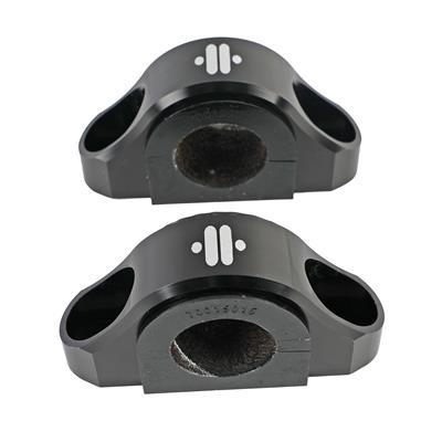 Ridetech Bushings, Front/Rear Sway Bar, Polyurethane/Delrin, Black, 1.50 in./38.10mm Diameter - 11009258