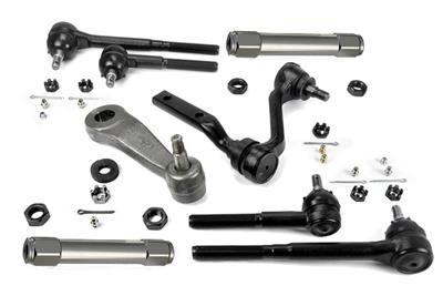Ridetech Steering Rebuild Kits, Inner and Outer Tie Rods, Billet Adjuster Sleeves, Pitman Arm - 11169571
