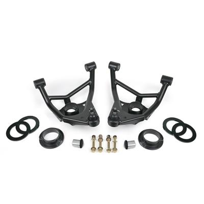Ridetech Control Arms, StrongArms, Tubular, Steel, Black Powdercoated, Front Lower, Chevy, Pontiac - 11172199
